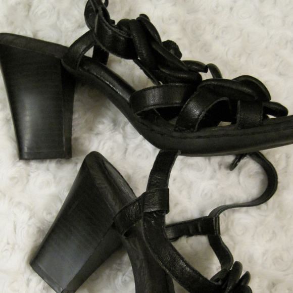 B.O.C. Black leather upper shoes S7 - Picture 3 of 6